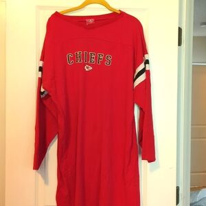 Kansas City Chiefs night shirt for women